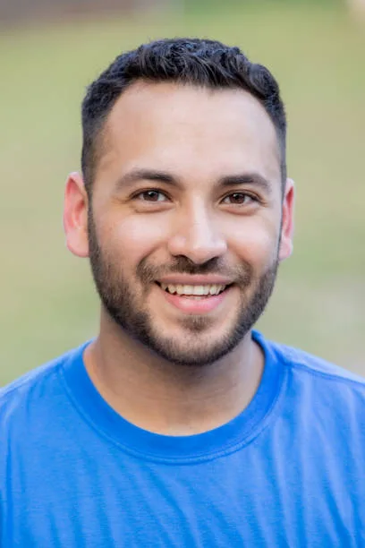 Portrait of Young Attractive  Man smiling